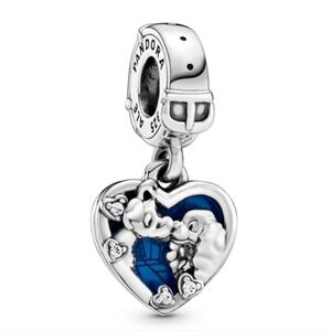 Pandora Sterling Silver Disney Lady and the Tramp Dangle Charm 798634c01